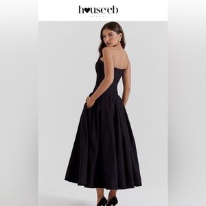 HOUSE OF CB ‘LADY’ DRESS IN BLACK